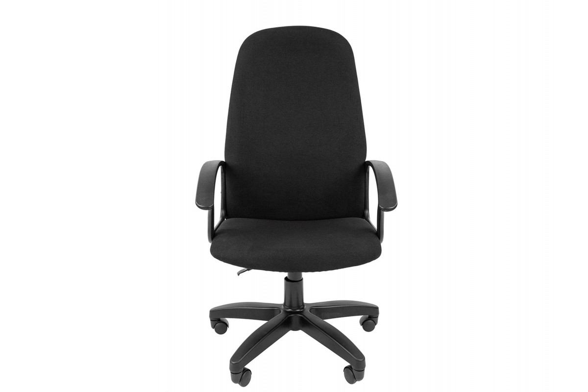 Кресло офисное менеджер стандарт кожзам черное
