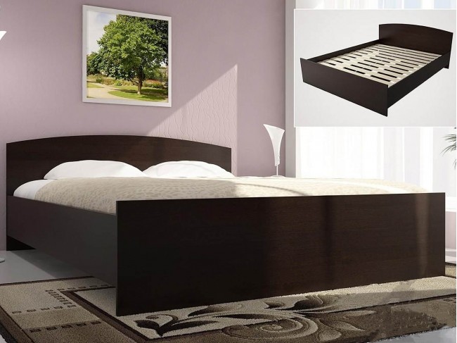 Кровать Венге (160х200) фото