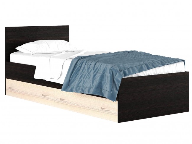 Кровать с матрасом и ящиком Виктория (80х200) фото