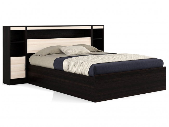 Кровать с блоком, тумбами и матрасом Promo B Cocos Виктория (160 фото
