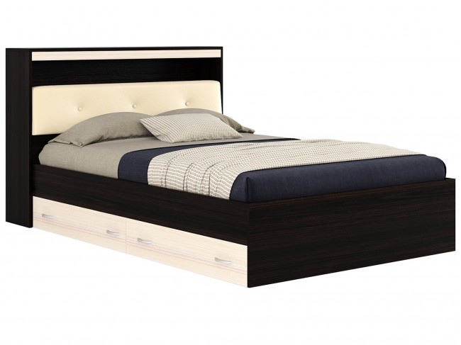 Кровать с блоком, ящиками и матрасом Promo B Cocos Виктория ЭКО- фото