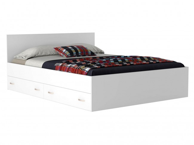 Кровать с ящиками и матрасом ГОСТ Виктория (160х200) фото