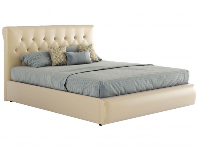 Мягкая кровать с ПМ Амели (140х200) фото