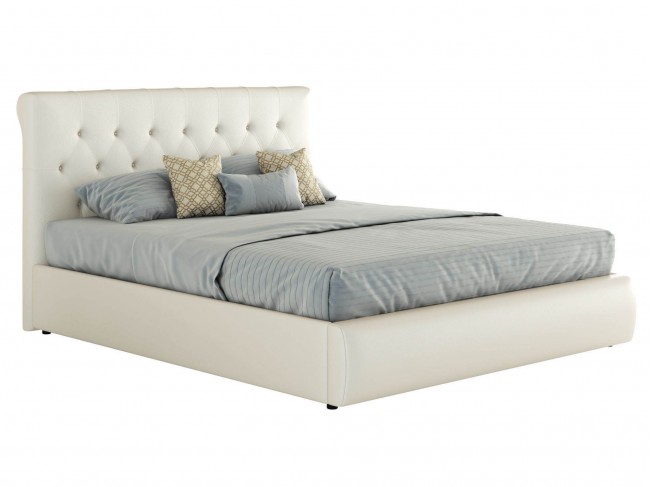 Мягкая кровать с ПМ и комплектом для сна Амели (140х200) фото