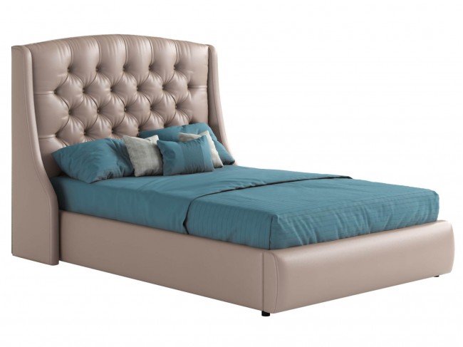 Мягкая кровать с основанием и матрасом Promo B Стефани (140х200) фото