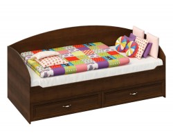 Кровать Марта в цвете Орех