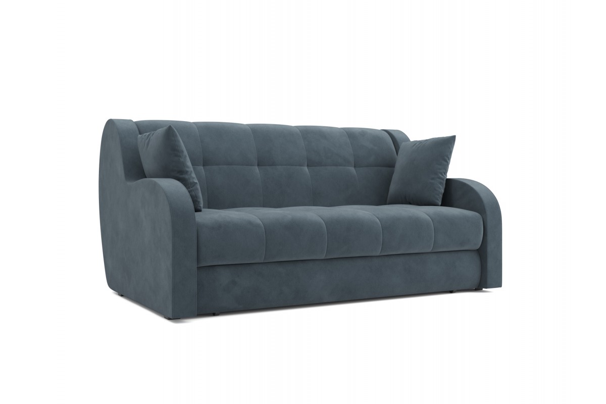Диван Барон, велюр, серо-синий, Серый, артикул 10154127 купить недорого ...