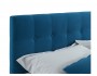 Мягкая кровать "Selesta" 1400 синяя с матрасом ГОСТ с  фото