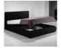Мягкая кровать "Selesta" 1400 темная с матрасом ГОСТ с фото