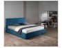 Мягкая кровать "Selesta" 1400 синяя с матрасом PROMO B распродажа