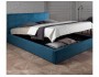 Мягкая кровать "Selesta" 1600 синяя с подъемным механи купить