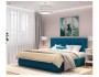 Мягкая кровать "Selesta" 1600 синяя с матрасом ГОСТ с  купить