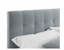 Мягкая кровать "Selesta" 1600 серая с матрасо ГОСТ с п недорого