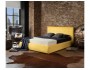 Мягкая кровать "Selesta" 1600 желтая с матрасом АСТРА  купить