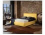Мягкая кровать Selesta 1800 желтая с подъемным механизмом фото