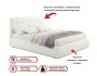 Мягкая кровать Selesta 1800 беж с матрасом PROMO B COCOS с подъе от производителя
