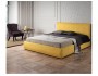 Мягкая кровать "Selesta" 1400 желтая с ортопед.основан недорого