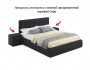 Мягкая кровать Selesta 1600 темная с ортопед.основанием распродажа