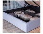 Мягкая кровать "Stefani" 1400 серая с подъемным механи от производителя