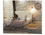Мягкая кровать "Stefani" 1600 беж с подъемным механизм фото