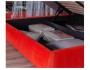 Мягкая кровать "Stefani" 1600 оранж с подъемным механи недорого