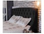 Мягкая кровать Stefani 1800 темная с подъемным механизмом фото