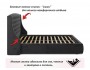 Мягкая кровать Stefani 1800 темная с подъемным механизмом распродажа
