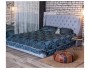 Мягкая кровать "Stefani" 1800 серая с подъемным механи распродажа