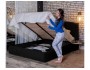 Мягкая кровать "Stefani" 1800 темная с подъемным механ от производителя