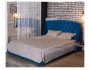 Мягкая кровать "Stefani" 1400 синяя с ортопед. основан недорого