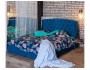 Мягкая кровать "Stefani" 1800 синяя с ортопед. основан купить