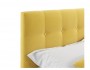 Мягкая кровать Selesta 1200 желтая с подъем.механизмом купить