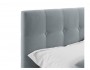 Мягкая кровать Selesta 1200 серая с подъем.механизмом распродажа