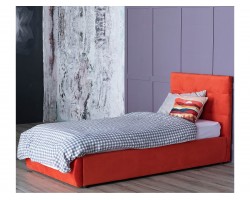 Кровать Мягкая Selesta 900 оранж с подъемным механизмом матрас