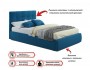 Мягкая кровать Selesta 1200 синяя с подъем.механизмом с матрасом купить