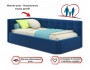 Односпальная кровать-тахта Bonna 900 синяя с подъемным механизмо купить