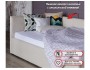 Односпальная кровать-тахта Bonna 900 беж ткань с подъемным механ распродажа