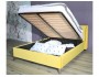 Мягкая кровать Betsi 1600 желтая с подъемным механизмом недорого