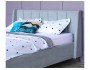 Мягкая кровать Betsi 1600 серая с подъемным механизмом фото