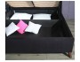 Мягкая кровать Betsi 1600 темная с подъемным механизмом недорого
