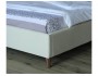 Мягкая кровать Melani 1600 беж c ортопедическим основанием и мат от производителя
