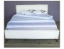 Мягкая кровать Monika 1600 беж c ортопедическим основанием и мат от производителя