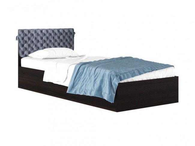 Односпальная кровать "Виктория-П" 900 венге со съемной фото
