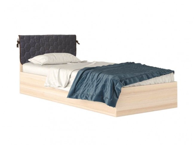 Односпальная кровать "Виктория-П" 900 дуб со съемной фото