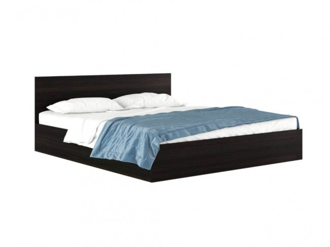 Большая двуспальная кровать "Виктория" 2 метра венге с фото