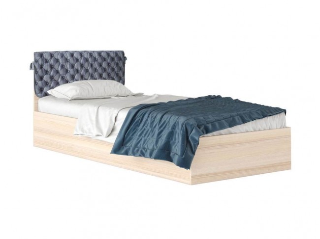 Односпальная кровать "Виктория-П" 900 дуб со съемной фото
