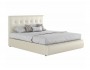Мягкая интерьерная кровать "Селеста" 1600 белая с матр недорого