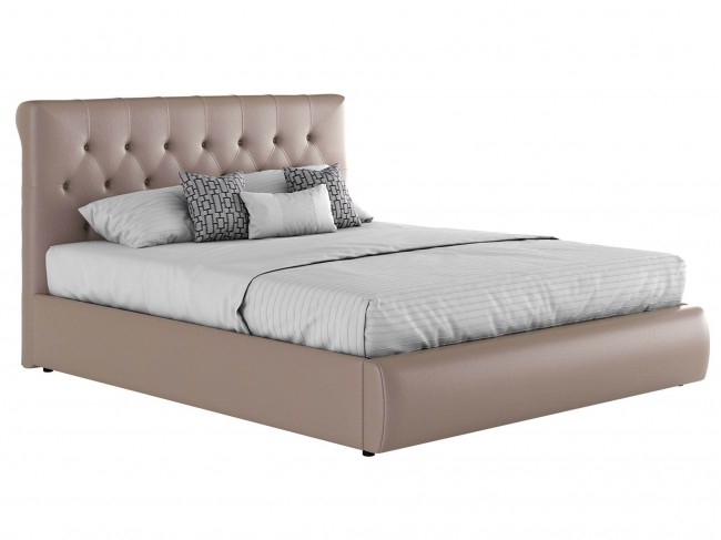Мягкая интерьерная кровать "Амели" с подъемным фото