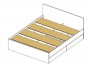Кровать Виктория ЭКО узор 160 с ящиками (Венге/Дуб) светлый недорого