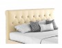 Мягкая бежевая двуспальная кровать "Амели" 1400  с распродажа